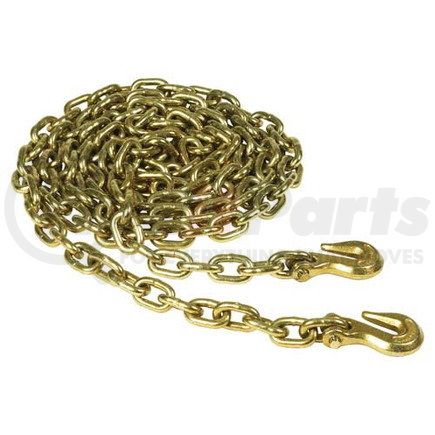 14033 by JJ KELLER - Grade 70 Transport Chain w/Grab Hooks - Transport Chain - 3/8" X 16'