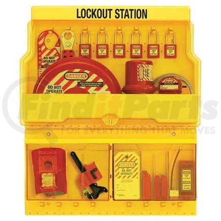 14049 by JJ KELLER - Large Capacity Lockout/Tagout Station - 22" x 26-1/2" x 4-1/8"