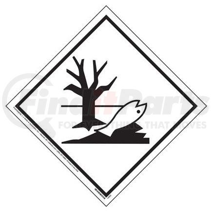 JJ Keller 14954 Marine Pollutant Marking - Polystyrene