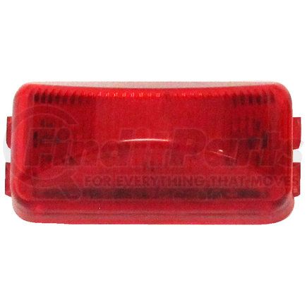 203R by PETERSON LIGHTING - LED Marker/ Clearance, PC-Rated Rectangular, 2.48"X1.2", red, poly bag