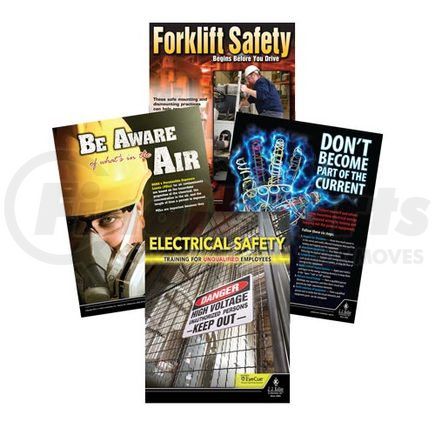 19905 by JJ KELLER - Construction Safety Poster Service - 1 Poster per Month, 1-Yr. Subscription