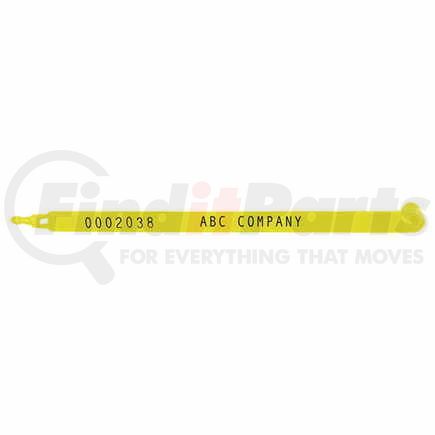 20359 by JJ KELLER - Plastic Trailer Seal - Yellow, Personalized