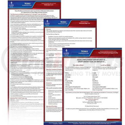 25445 by JJ KELLER - Texas & Federal Electronic Labor Law Poster Management Service - 1-Year Electronic Poster Management Service (Spanish)