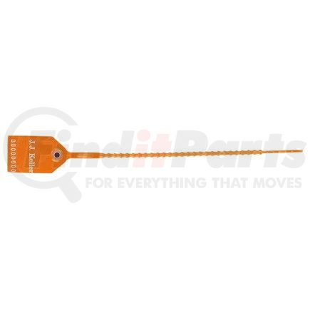 26080 by JJ KELLER - Heavy-Duty Pull-Tight Plastic Security Seal - 9" Orange - Personalized