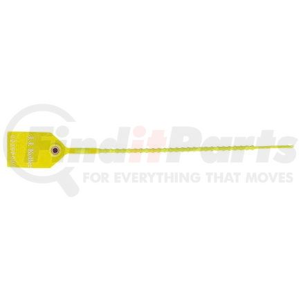 26083 by JJ KELLER - Heavy-Duty Pull-Tight Plastic Security Seal - 9" Yellow - Personalized