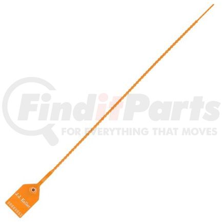 26094 by JJ KELLER - Heavy-Duty Pull-Tight Plastic Security Seal - 15" Orange - Personalized