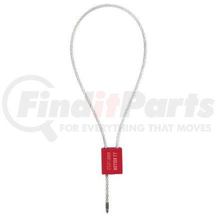 27105 by JJ KELLER - FlexSecure™ 3.5 mm Cable Seal - 42" Red, Personalized