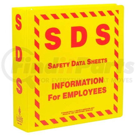 26579 by JJ KELLER - Safety Data Sheet Binder - 2.5" Ring Capacity - 676RB