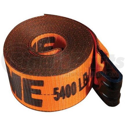 27841 by JJ KELLER - X-TREME Heavy-Duty Winch Strap w/Flat Hook - 4" Wide - Winch Strap - 4" x 18'