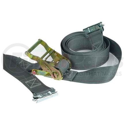 28010 by JJ KELLER - Ratchet Buckle Logistic Strap - 2" x 16' - Gray