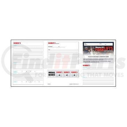 28159 by JJ KELLER - Forklift Hazard Perception Challenge - Video Scenario Answer Form - Video Scenario Answer Form