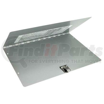 28317 by JJ KELLER - Slim Aluminum Trailer Document/Registration Holder - Aluminum, 12.2" x 8.75"