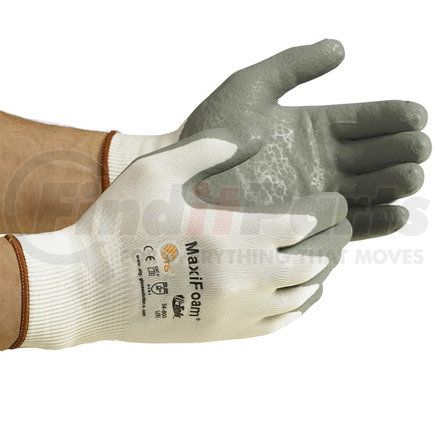 28905 by JJ KELLER - MaxiFoam Flat-Dip Foam Nitrile Coated Seamless Knit Glove - Large, Sold as 1 Pair