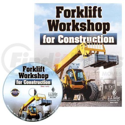 16258 by JJ KELLER - Forklift Workshop for Construction - DVD Training - DVD Training - English & Spanish
