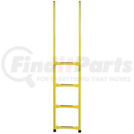 16305 by JJ KELLER - STEP-A-SIDE Trailer Ladder - Safety Yellow