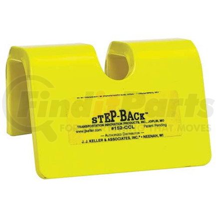 16306 by JJ KELLER - STEP-BACK Mounting Brackets - Safety Yellow, 1 Pair