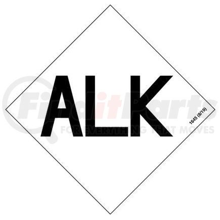 1645 by JJ KELLER - HazCom Symbol Package - ALK (Alkaline) - ALK (Alkaline) - 4-1/4" x 4-1/4"