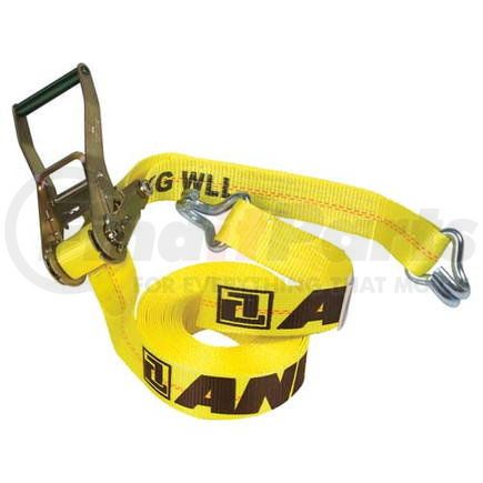 15174 by JJ KELLER - Ratchet Strap w/Wire Hooks (2" x 30') - 30' x 2"  webbing