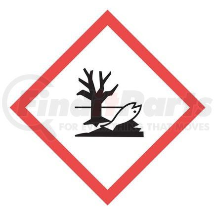 19052 by JJ KELLER - GHS Pictogram Label - Environment - Polyolefin - 2" x 2"