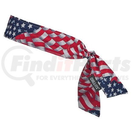 19087 by JJ KELLER - Chill-Its Evaporative Cooling Bandanas - Cooling Bandana - Stars & Stripes