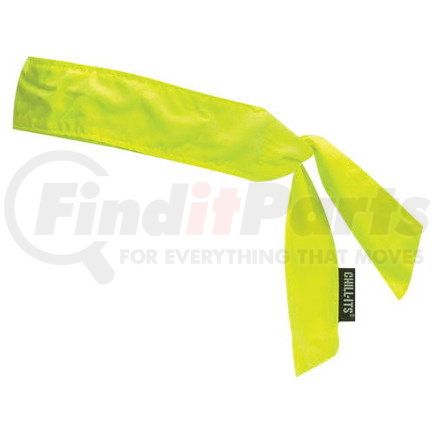 19090 by JJ KELLER - Chill-Its Evaporative Cooling Bandanas - Cooling Bandana - Hi-Vis Solid Lime