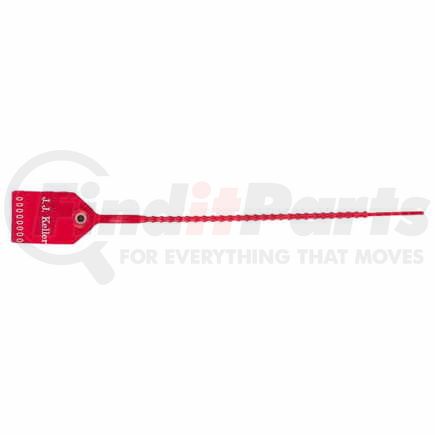 JJ Keller 19320 Heavy-Duty Pull-Tight Plastic Security Seal - 9" Red - Stock