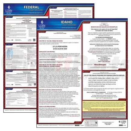 38135 by JJ KELLER - 2022 Idaho & Federal Labor Law Posters - State & Federal Poster Set (Spanish)