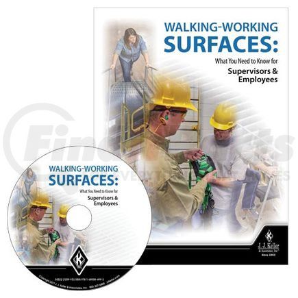 38334 by JJ KELLER - Walking-Working Surfaces: What You Need to Know for Supervisors and Employees - DVD Training - DVD Training - English & Spanish