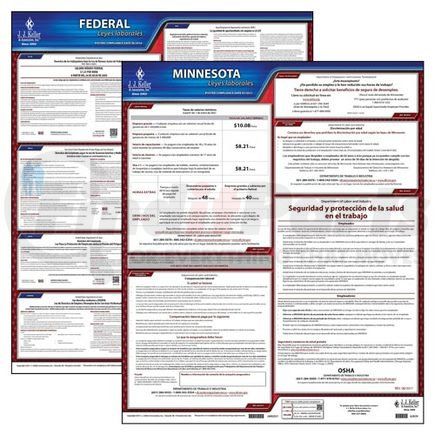 41239 by JJ KELLER - 2021 Minnesota & Federal Labor Law Posters - State & Federal Poster Set (Spanish)
