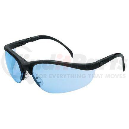 42640 by JJ KELLER - MCR Safety Klondike Safety Glasses - Black Frame, Light Blue Lens