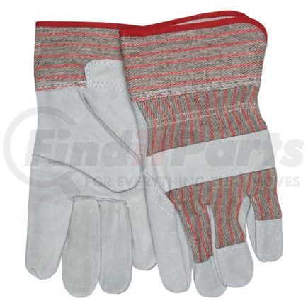 42559 by JJ KELLER - MCR Safety Economy Split Cowhide Leather Work Gloves w/Safety Cuff - Large, Sold in Packs of 12 Pair