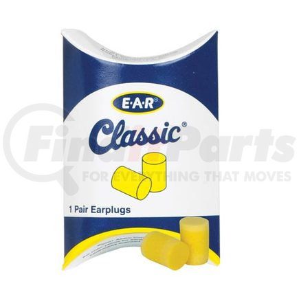 42561 by JJ KELLER - 3M™ E-A-R™ Classic™ Disposable Earplugs (Uncorded), NRR29 - 1 Box, Pillowpack Packaging