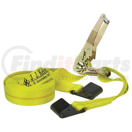 44060 by JJ KELLER - J. J. Keller Ratchet Strap w/Flat Hooks - Ratchet Strap - 2" x 27'