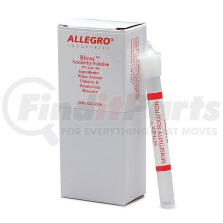 47009 by JJ KELLER - Allegro Bitrex Respirator Fit Test Kit™ Replacement Sensitivity Solution - Bitrex Respirator Fit Test Kit™ Replacement Sensitivity Solution