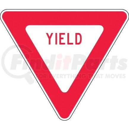 47694 by JJ KELLER - Yield Sign - High Intensity Prismatic Aluminum, 24 " x 24"