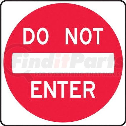 47700 by JJ KELLER - Do Not Enter Sign - High Intensity Prismatic Aluminum, 24 " x 24"