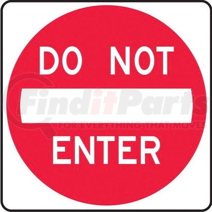 47701 by JJ KELLER - Do Not Enter Sign - Engineer Grade Reflective Aluminum, 24" x 24"