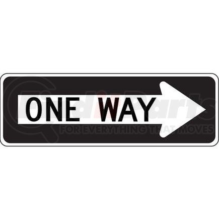 47704 by JJ KELLER - One Way Sign - Right Arrow - High Intensity Prismatic Aluminum, 12 " x 36"