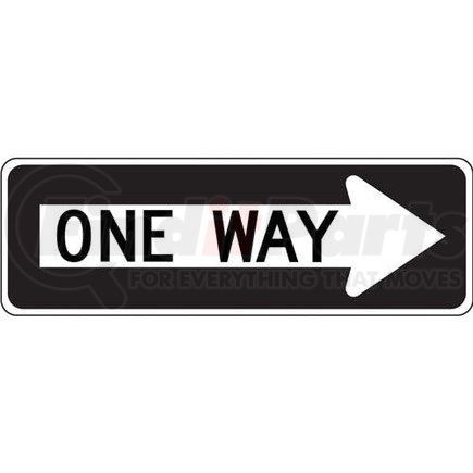 47705 by JJ KELLER - One Way Sign - Right Arrow - Engineer Grade Reflective Aluminum, 12" x 36"