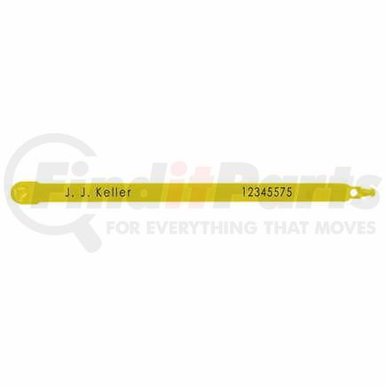 48198 by JJ KELLER - Plastic Truck Seals - 7.5" Yellow - Stock