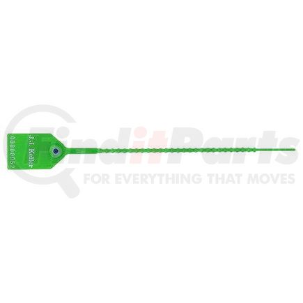 48201 by JJ KELLER - Heavy-Duty Pull-Tight Plastic Security Seal - 9" Green - Stock