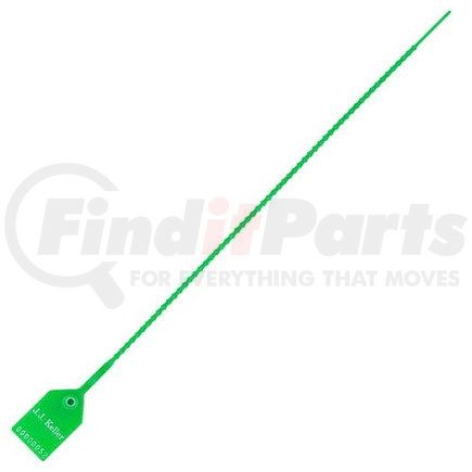 48209 by JJ KELLER - Heavy-Duty Pull-Tight Plastic Security Seal - 15" Green - Stock