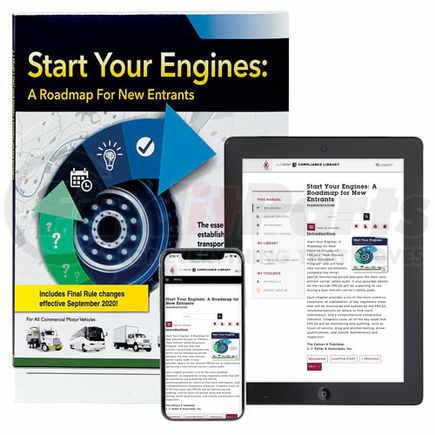 48254 by JJ KELLER - Start Your Engines: A Roadmap for New Entrants Manual + Online Edition - Manual + Online Access