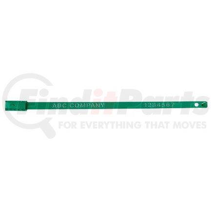 48536 by JJ KELLER - Flat-End Metal Embossed Seal - Green, Personalized