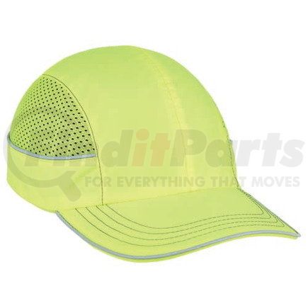 48713 by JJ KELLER - Ergodyne Skullerz Long-Brim Bump Cap - Long-Brim Bump Cap - Lime