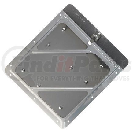 48937 by JJ KELLER - Rivetless Aluminum Wide-Edge Placard Holder w/Back Plate - Unpainted