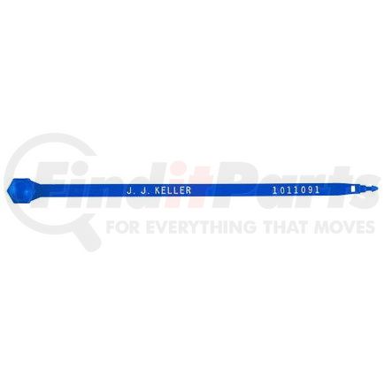 48948 by JJ KELLER - Ball-End Plastic Trailer Seal - 8.25" Blue - Personalized
