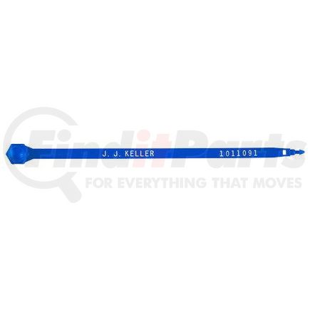 48954 by JJ KELLER - Ball-End Plastic Trailer Seal - 8.25" Blue - Stock