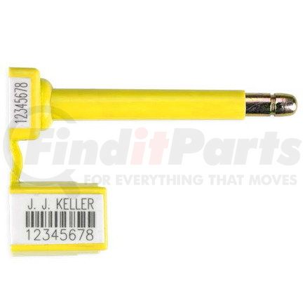 49009 by JJ KELLER - Klicker 2-Color Bolt Security Seal - Yellow - Stock Barcoded