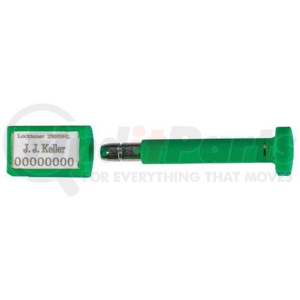 49015 by JJ KELLER - Locktainer 2000SHL Bolt Seal - Green - Stock